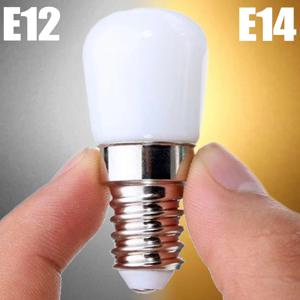 10/2PCS E14 E12 220V LED 전구 냉장고 램프 미니 야간 조명 냉장고 캐비닛 디스플레이 램프 LED 스포트라이트 홈 장식
