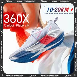 Xtep 360X 전문 러닝화 남성용, 탄소 플레이트 마라톤 PB 스포츠 신발, 경량 ETPU 소재 스니커즈 976119110080