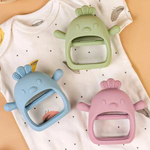 아기 Teether 장갑 BPA 무료 어린이 젖니가 남 실리콘 신생아 치과 치료 잇몸 먹기 방지 손 ​ 어금니 스틱 베이비 액세서리