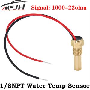 자동차 보트 해양 경보 발신자 용 1/8NPT 스레드 수온 센서 해양 보트 자동차 수온 게이지 용 1600-22ohm 온도 센서
