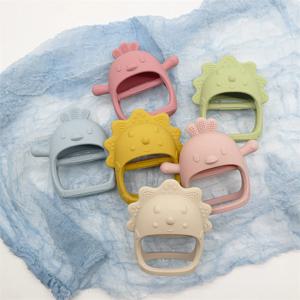 아기를위한 새로운 디자인 부드러운 실리콘 Teethers 신생아 훈련 그립 아기 장난감 펜던트 아기 액세서리 장난감에 대한 젖니가 남을 씹는