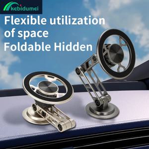 720 회전 금속 자기 자동차 전화 홀더 접이식 Magsafe 전화 스탠드 공기 환기 자석 마운트 모든 전화에 대한 GPS 지원