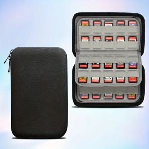 스위치 게임 박스, NS2 스위치 또는 PS Vita 게임 또는 SD 카드 호환, 게임 카트리지 홀더 하드 쉘 여행용 보관함