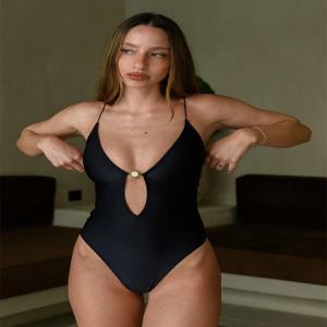ZRTAK 섹시한 여성 원피스 수영복 여성 섹시한 Monokini 수영복 2025 붕대 수영복 Pleated Biquini Feminino Beachwear