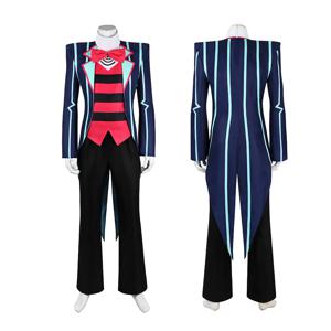 Vox 코스프레 의상 만화 호텔 탑 바지 풀 세트 변장 할로윈 카니발 슈트