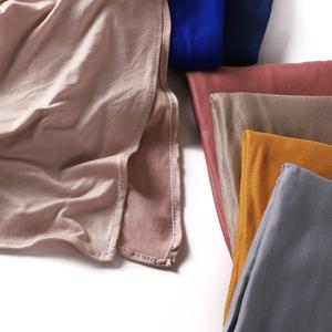 무슬림 플레인 코튼 저지 히잡 스카프, 단색, 좋은 스티치, 신축성, 부드러운 터번 헤드 랩, 숄, 풀라드 팜므