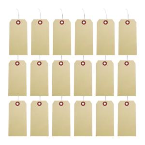 200 Pcs 가격 라벨 마닐라 와이어 태그 배송 빈 포장 태그 파일 폴더 라벨 아일렛이있는 마닐라 태그 파일링 제품