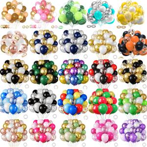 30pcs 크롬 라텍스 풍선 화이트 핑크 블루 헬륨 공 웨딩 성인 생일 파티 장식 베이비 샤워 글로브