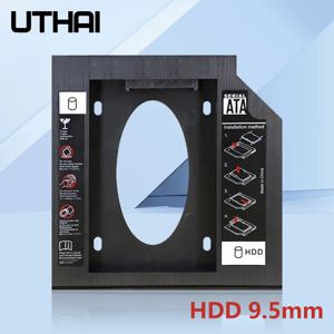 DM DW95 HDD 캐디 9.5mm 플라스틱 Optibay SATA 3.0 하드 디스크 드라이브 박스 인클로저 DVD 어댑터 2.5 SSD 2TB 노트북 CD-ROM 용