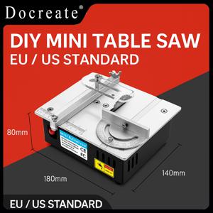 DIY 미니 테이블 톱 96W 5000RPM 목재 PCB 플라스틱 알루미늄 EU/US 플러그에 대 한 정밀 소형 절단기