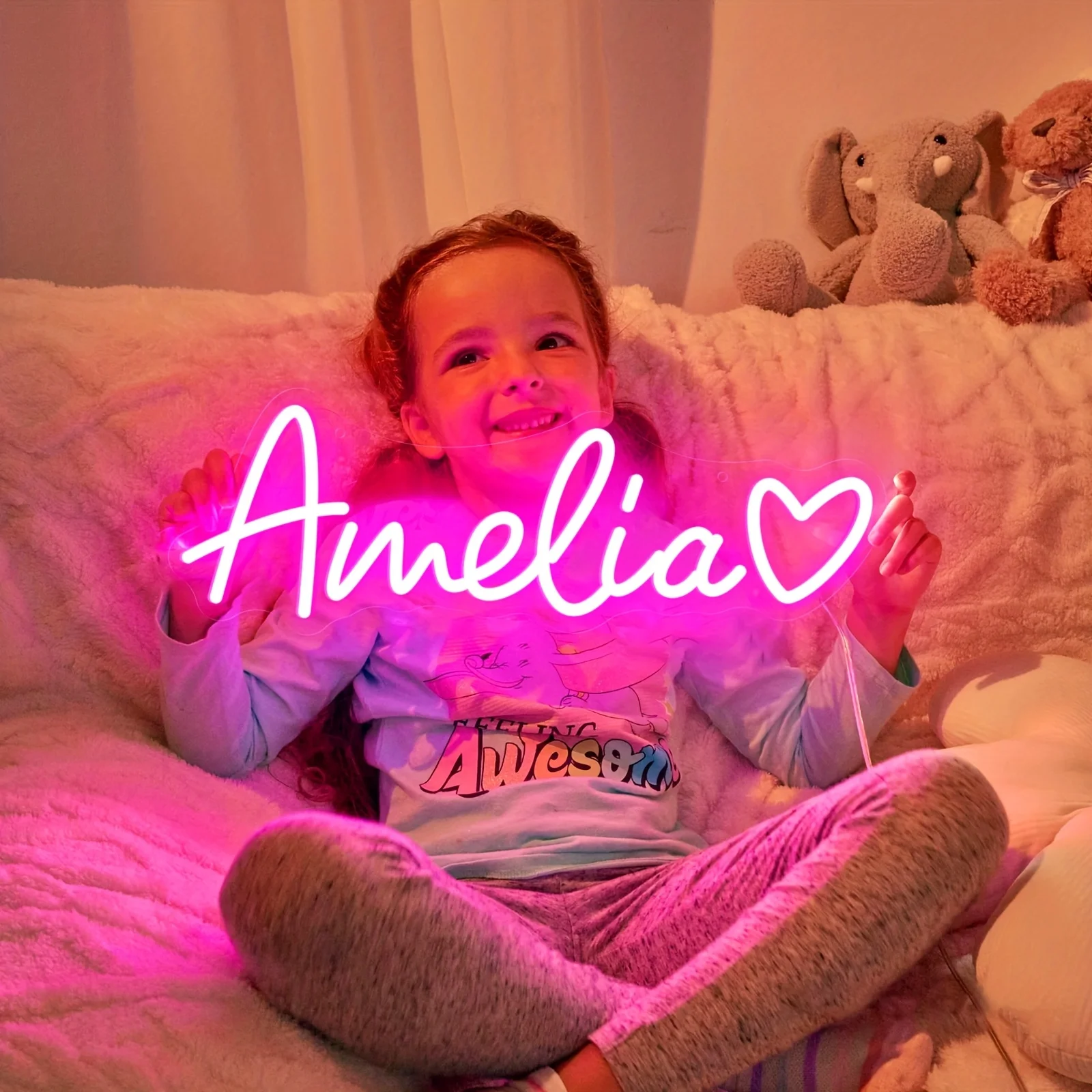 사용자 정의 네온 사인 개인화 된 이름 로그인 Led 네온 밤 빛 생일 선물 룸 침실 장식 벽 결혼식 LED 네온 램프