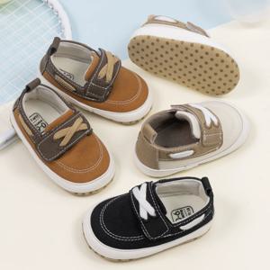 신생아 아기 신발 unisex 클래식 캔버스 캐주얼 스니커즈 패션 다목적 스포츠 스타일 유아 코튼 단독 편안한 신발