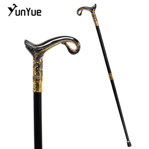 블랙 골드 마술 램프 패션 워킹 스틱 아트 장식 워킹 지팡이 신사 우아한 목발 코스프레 필름 소품 목발 93