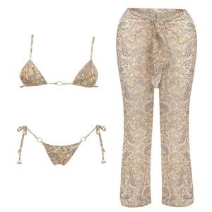 2025 우아한 블랙 비키니 세트 (투명 하의) 도시 스타일 비치웨어 화이트 월 경량 통기성 여름 비치