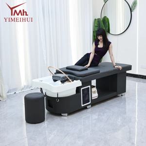 일본식 헤드 스파 폭포 장비 보관 공간 침대 물 순환 샴푸 침대 (증기 투입 기능 포함) 도매