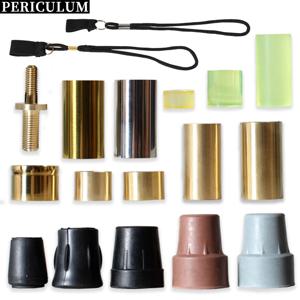 패셔너블한 지팡이 액세서리 22종 고무 팁과 구리 나사 금색 스테인리스 스틸 DIY 지팡이 액세서리