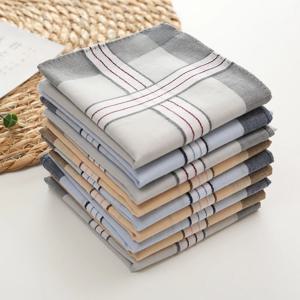 3/6Pcs 손수건 남성용 땀 닦기 작은 사각형 수건 골동품 여성용 빈티지 클래식 향수 땀 흡수 40cm