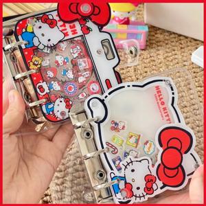 3 인치 연예인 카드 앨범에 대 한 새로운 귀여운 새끼 고양이 접는 클립 Diy 아크릴 앨범 크리 에이 티브 만화 동물 A8 앨범 크리스마스 선물