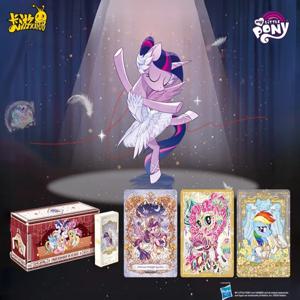 KAYOU 정품 마이 리틀 포니 카드 우정 영원히 카드 스타 팩 화려한 도금 공주 카드 Collectible Card Toys Gifts