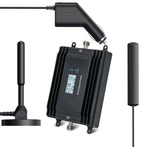 차량용 신호 증폭기 2G 3G 4G 트럭 버스 RV용 트라이 밴드 700/800/900/1800/2100Mhz 차량용 리피터 GSM 증폭기 플러그 앤 플레이