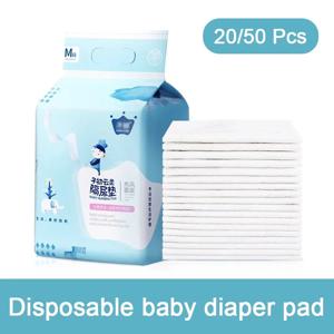 일회용 부직포 아기 요실금 패드 방수 통기성 매트리스 신생아 케어용 20/50매 팩 기저귀 교환 매트
