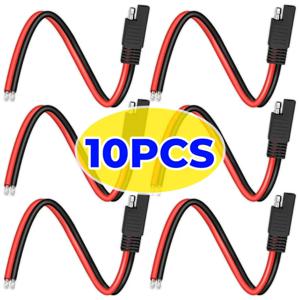 18AWG SAE 배터리 리드 퀵 커넥트 디스커넥트 케이블 커넥터 자동차 태양광 패널 배터리 충전기 플러그 자동차 오토바이 액세서리