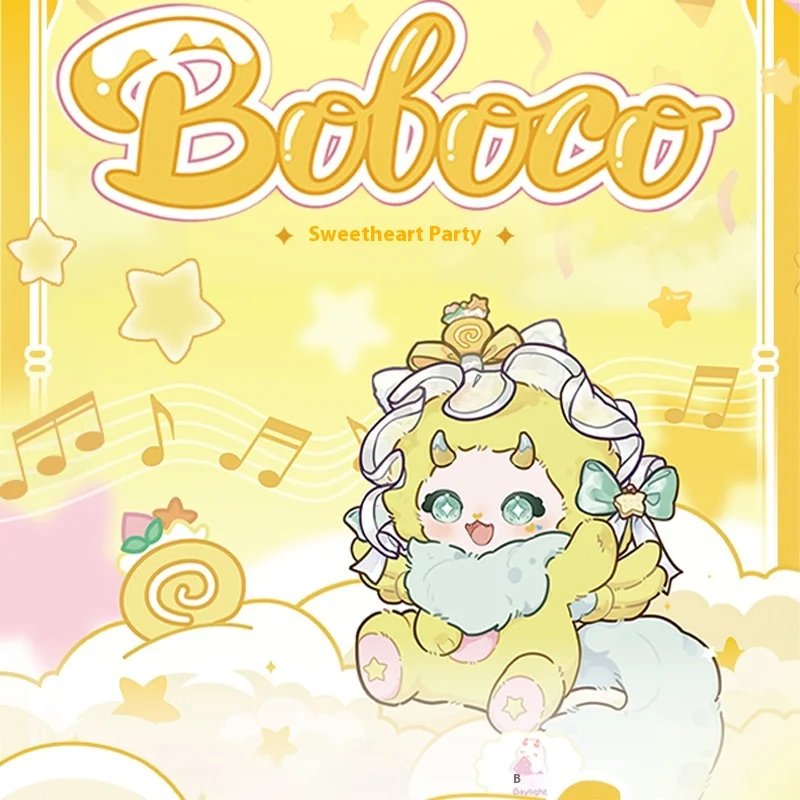 보보코 스위트하트 파티 비닐 플러시 블라인드 박스 트렌디 토이 귀여운 인형 가방 펜던트 장식 액세서리 미스터리 박스 서프라이즈 선물