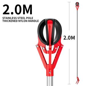 사과 따기 도구 과일 따기 기구 텔레스코픽 폴 고지대 클로 과일 복숭아 삼발이 과일 따기 기구