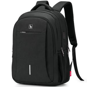 OIWAS USB 충전 포트가 있는 방수 노트북 백팩 남성과 여성을 위한 대용량 컴퓨터 가방