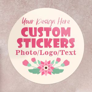 맞춤형 스티커 개인화된 선물, 로고/사진 업로드 DIY 데칼 - 독특한 이벤트 장식, 파티 기념품, 홈 데칼