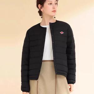 일본산 가볍고 휴대하기 쉬운 솔리드 지퍼 후드 다운 여성 패션 슬림 자켓 아우터웨어 여성 가을 및 겨울용 따뜻한