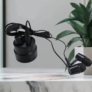 1세트 워터 시멘트 스틸 파이프 벽 마이크로폰 청취 탐지기 벽 파이프 누수 청취 탐지기 무선 12mA 고강도