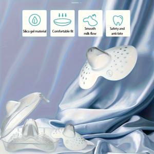 1쌍 부드러운 실리콘 젖꼭지 보호대 BPA 프리 모유 수유 젖꼭지 보호 커버 모유 수유 보호대
