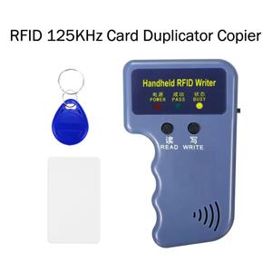 EM 핸드헬드 RFID 복사기 카드 리더기 라이터 복제기 프로그래머 지원 EM5200 4100 EM4305/ T5577 재기록 가능 125Khz 키링 태그
