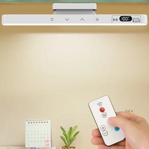 터치 테이블 램프 마그네틱 데스크 램프 독서용 내장형 2500mAh 배터리 캐비닛 거울 침대 옆 충전식 야간 조명