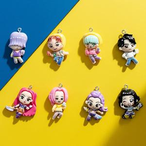 DIY 주얼리 제작을 위한 8PCS 펜던트 금속 참 - 팔찌 목걸이 귀걸이용 액세서리