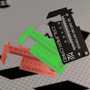 미니 버니어 캘리퍼스 버니어 캘리퍼스 카드 키체인 3D 프린팅 측정 도구 미니 자 미니 휴대용 캘리퍼스 키체인