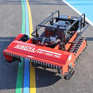 맞춤형 중국산 고품질 디젤 및 휘발유 모델 잔디깎이, 오프로드 원격 제어 전지형 자동 잔디깎이 로봇