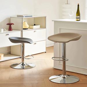 럭셔리 노르딕 라이트 바 체어 홈 키친 아일랜드 테이블 하이 테이블 스툴 높이 조절 가능 하이 바 체어