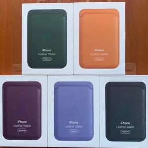 아이폰 13 17 16 15 12 14 프로 맥스 삼성용 마그세이프 지갑형 카드 홀더 케이스 가죽 가방 박스 커버 포함