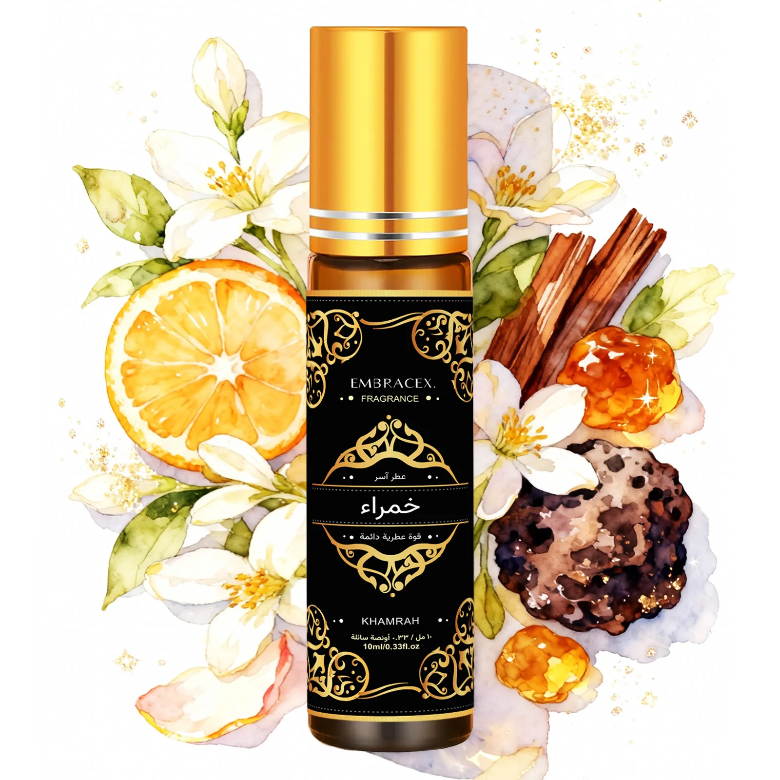 10ml 카마라 롤러 에센셜 오일 خمراء 향수 오일 스킨케어 페이스 오일 바디케어 가습기 이드 알피트르 선물 오래 지속되는 향기