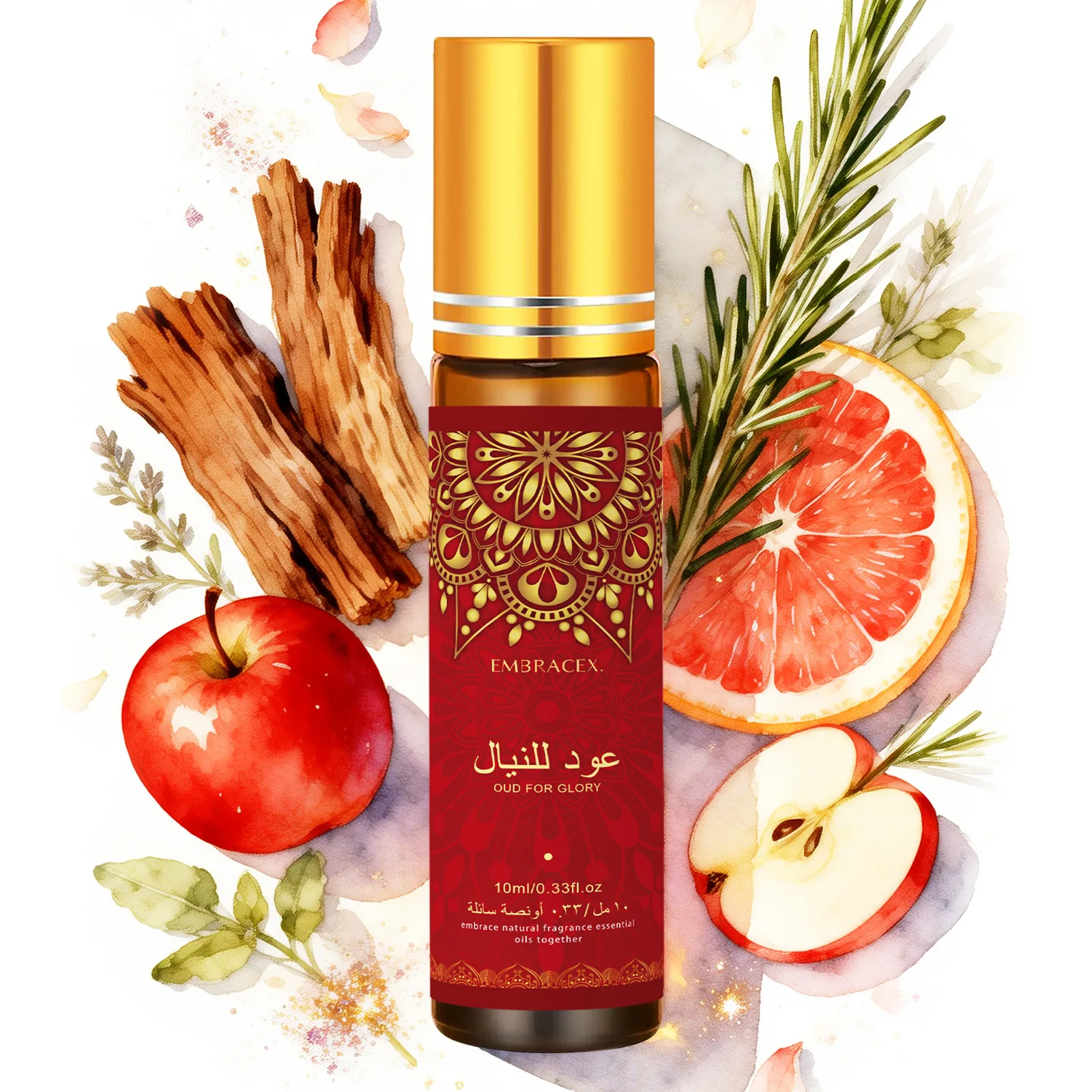 10ml 오드 포 글로리 롤러 에센셜 오일 عود للنيال 향수 오일 바디 마사지 오일 페이스 오일 보습제 이드 알 아드하 선물
