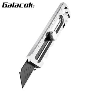 스테인리스 스틸 유틸리티 나이프 6 in 1 다기능 오프너 리트랙터블 박스 커터 휴대용 사무실 가정용 택배 개봉용 나이프