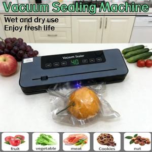2026 6-in-1 자동 전기 진공 포장기 건식/습식 식품 밀봉 포장기 65KPa 고출력 진공 포장기