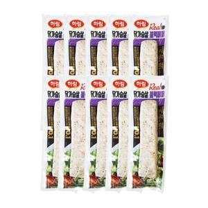 하림 리얼바 닭가슴살 블랙페퍼 80g 10개