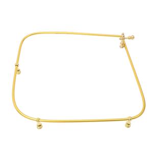 유럽 스타일 알루미늄 와인 가드레일, 조롱박 모양 난간대, 캐비닛 레일 장식 선반 기둥 및 와인 랙용