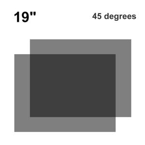 PC 모니터 화면용 19인치 W LCD LED 편광판/편광 필름 2개 45도
