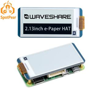 라즈베리 파이 2.13인치 전자종이 전자잉크 디스플레이 HAT SPI 인터페이스 250x122 2.13인치