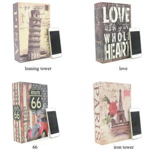 홈 도서 안전 키 잠금 유형 고품질 비밀 도서 숨겨진 안전 금고 금속 강철 시뮬레이션 클래식 도서 돈 상자 동전 은행