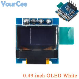 OLED 스크린 LCD 디스플레이 모듈, IIC I2C 64x32 SSD1306, 화이트 64x32, 0.49 인치, 0.49 인치
